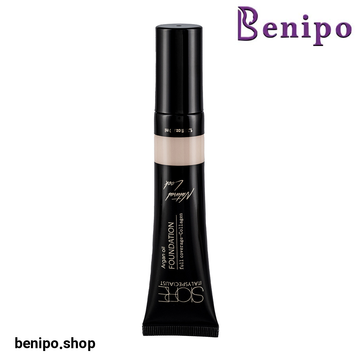 کرم پودر تیوپی مات حاوی روغن آرگان حجم 50 میلی لیتر