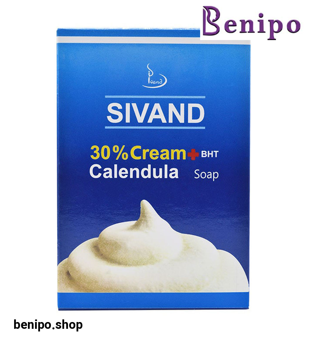 صابون کرم دار 30 درصد حاوی کالاندولا 90گرم
