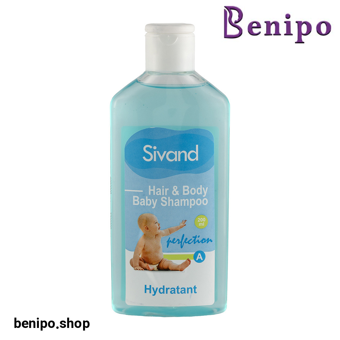 شامپو آبرسان سر و بدن کودک حجم 200 میلی لیتر