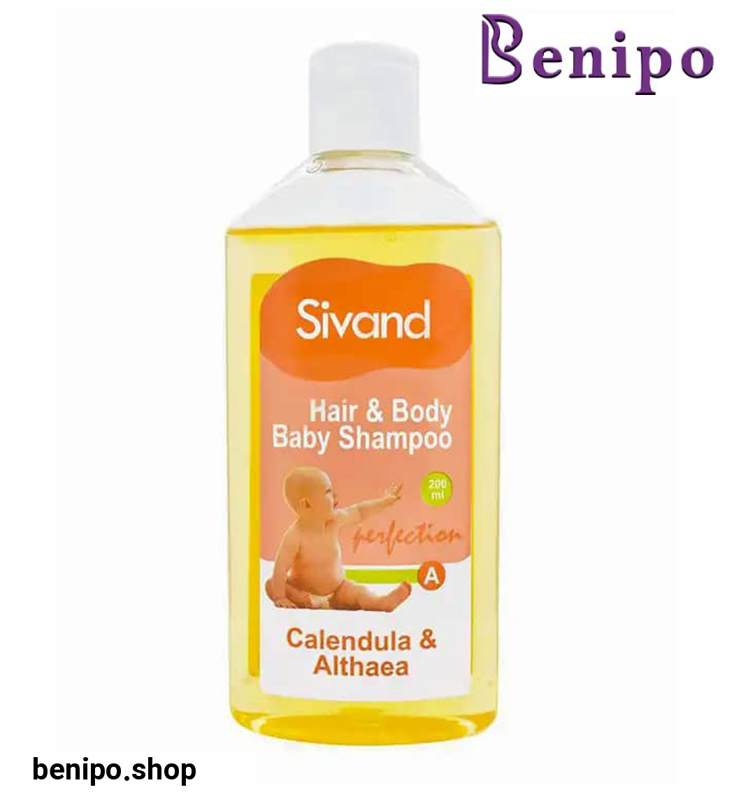 شامپو سر و بدن کودک حاوی عصاره کالاندولا و گل ختمی  200میل