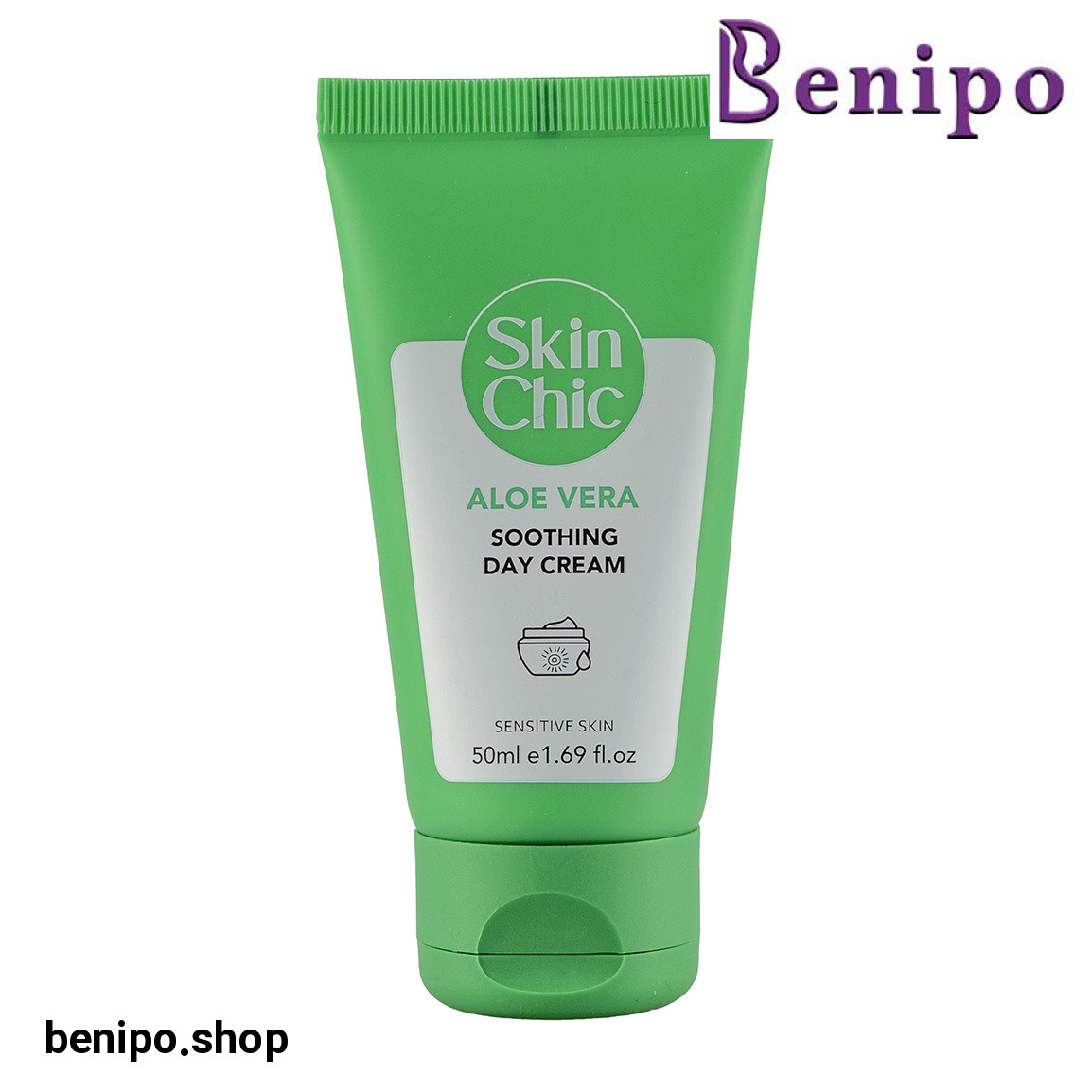 کرم مرطوب کننده و التیام بخش آلوئه ورا مناسب پوست حساس حجم 50 میلی لیتر