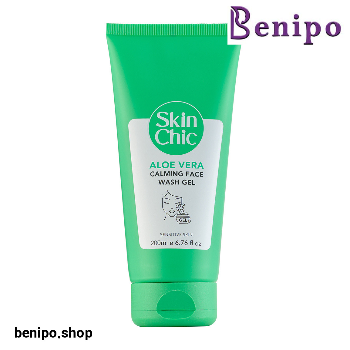 ژل شستشو صورت آلوئه ورا حجم 200 میلی لیتر