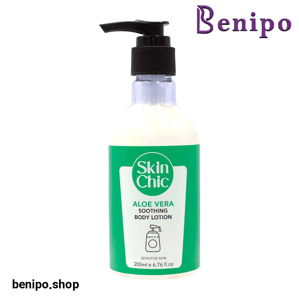 لوسیون مرطوب کننده بدن حاوی عصاره آلوئه ورا حجم 200 میلی لیتر
