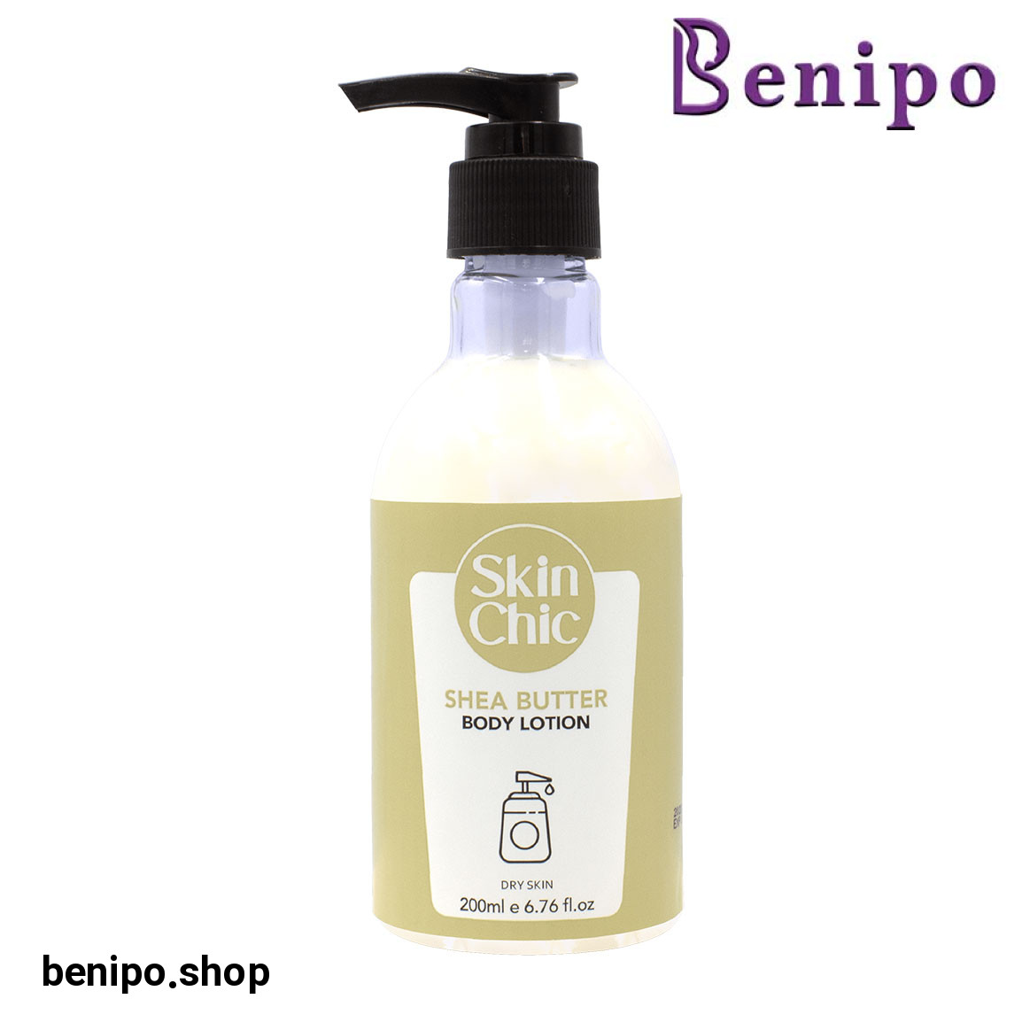 لوسیون آبرسان بدن حاوی شی باتر حجم 200 میلی لیتر