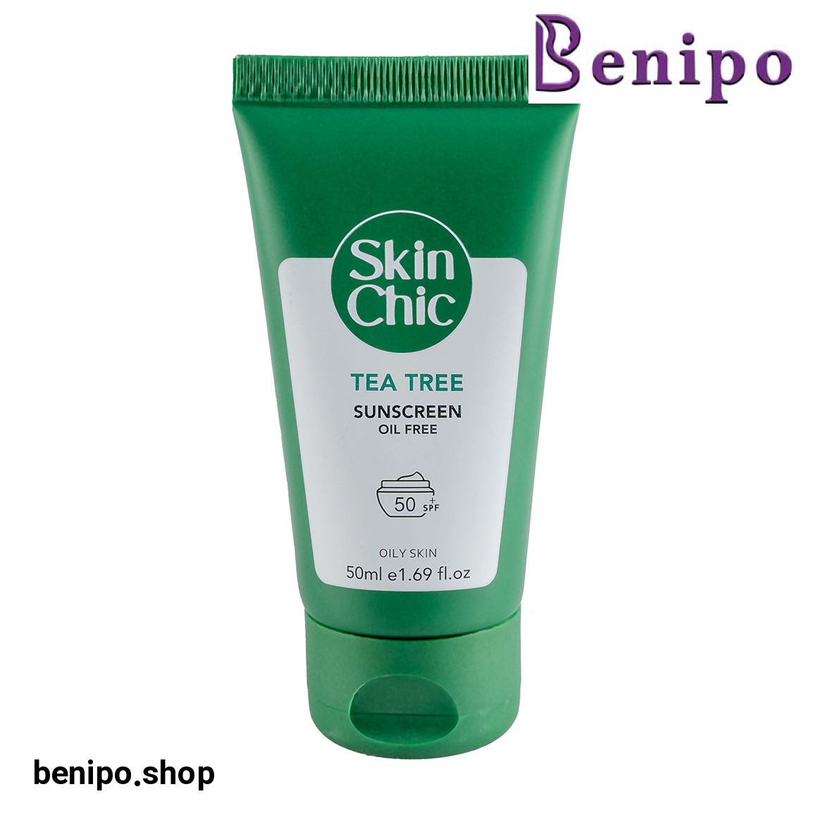 کرم ضد آفتاب دارای SPF 50 حاوی عصاره درخت چای حجم 50 میلی لیتر