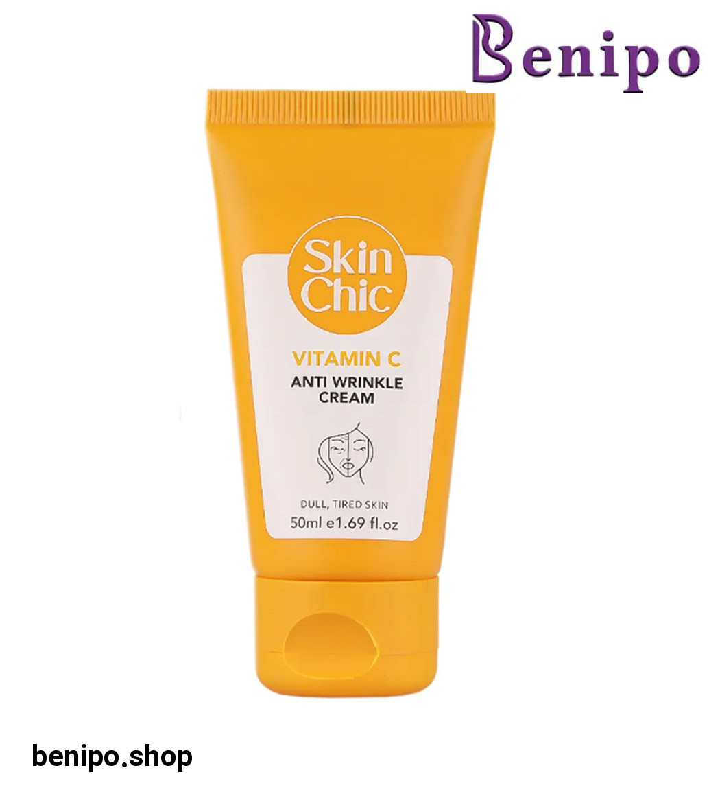 کرم ضد چروک پوست خسته و استرس دار حاوی ویتامین C حجم 50 میلی لیتر