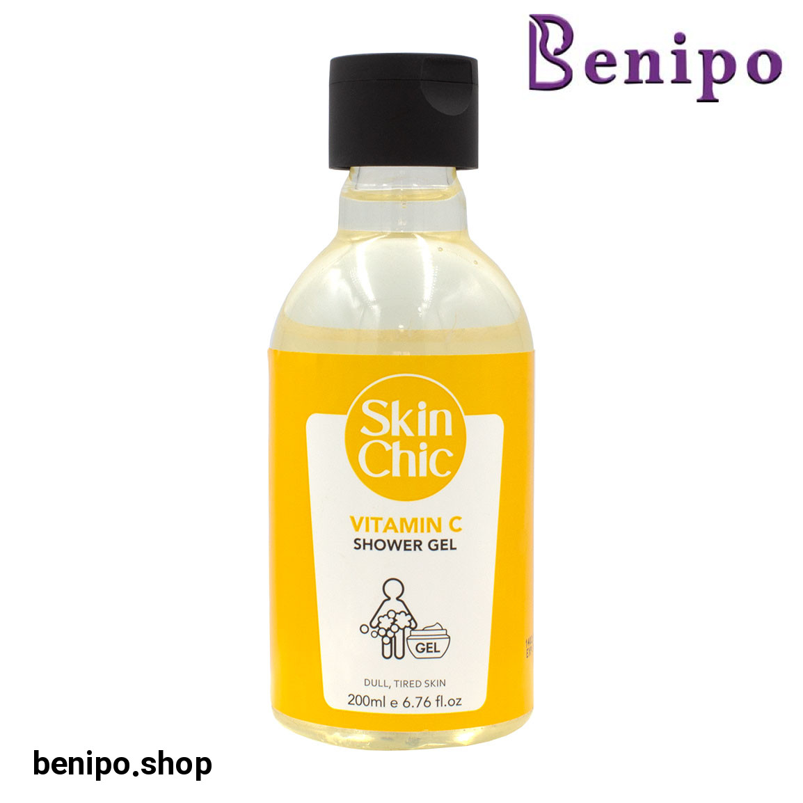 ژل شوینده پوست بدن مدل ویتامین سی حجم 200 میلی لیتر