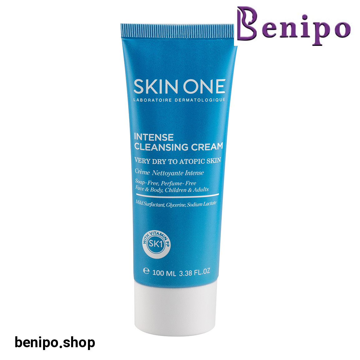 کرم پاک کننده صورت و بدن پوست خشک و خیلی خشک 100میل