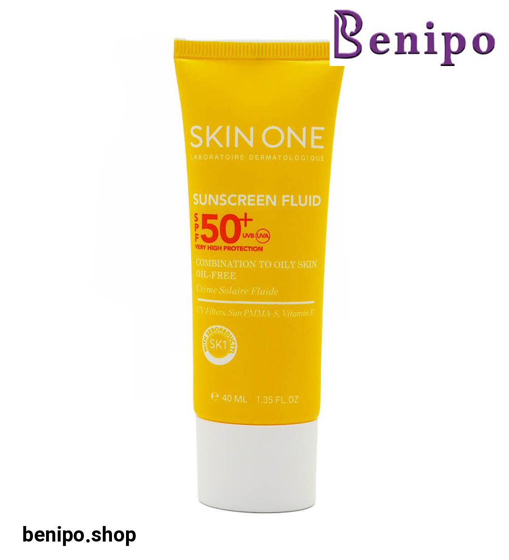 ضد آفتاب +SPF50 بی رنگ فاقد چربی مناسب پوست مختلط تا چرب 40میل