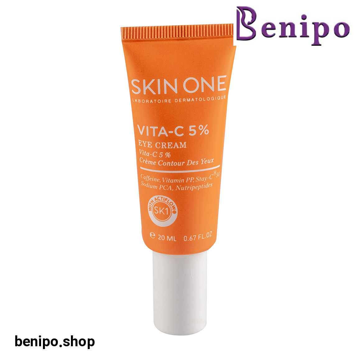 کرم دور چشم دارای ویتامین C 5 درصد حجم 20 میلی لیتر