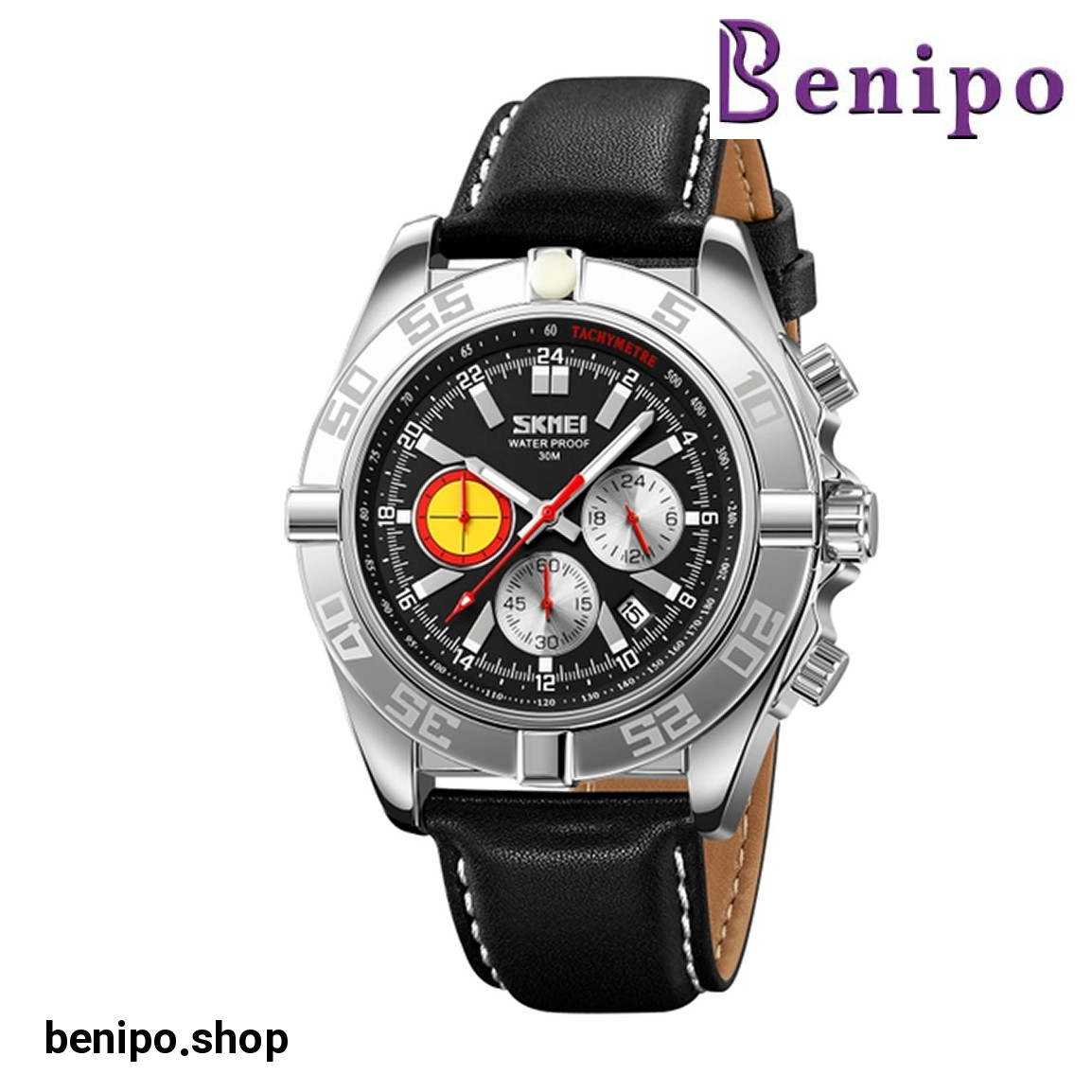 ساعت عقربه ای مردانه مدل 9322 رنگ سفید