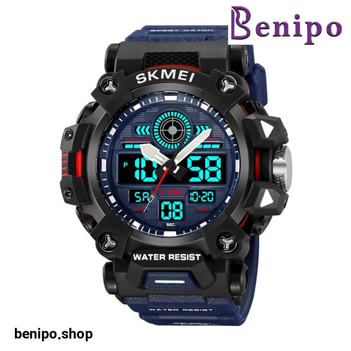 ساعت عقربه ای مردانه مدل 2226 رنگ آبی