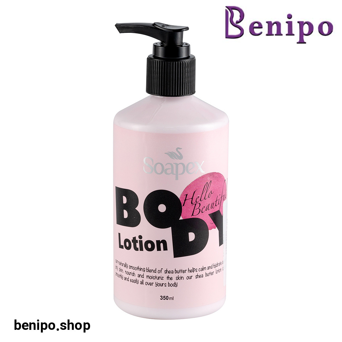 لوسیون بدن حاوی شی باتر و عصاره آلوئه ورا  350میل