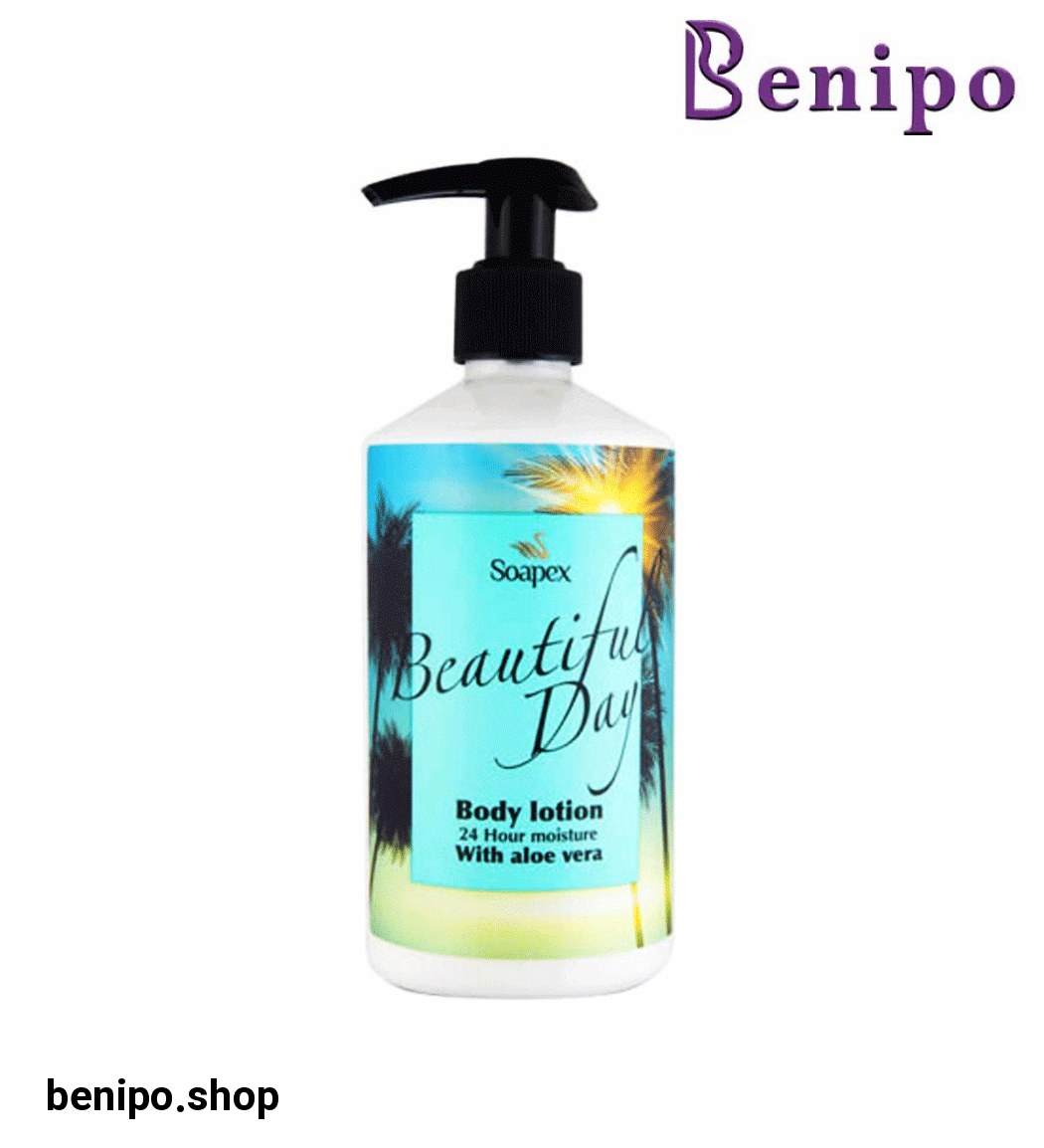 لوسیون بدن حاوی عصاره آلوئه ورا حجم 350 میلی لیتر