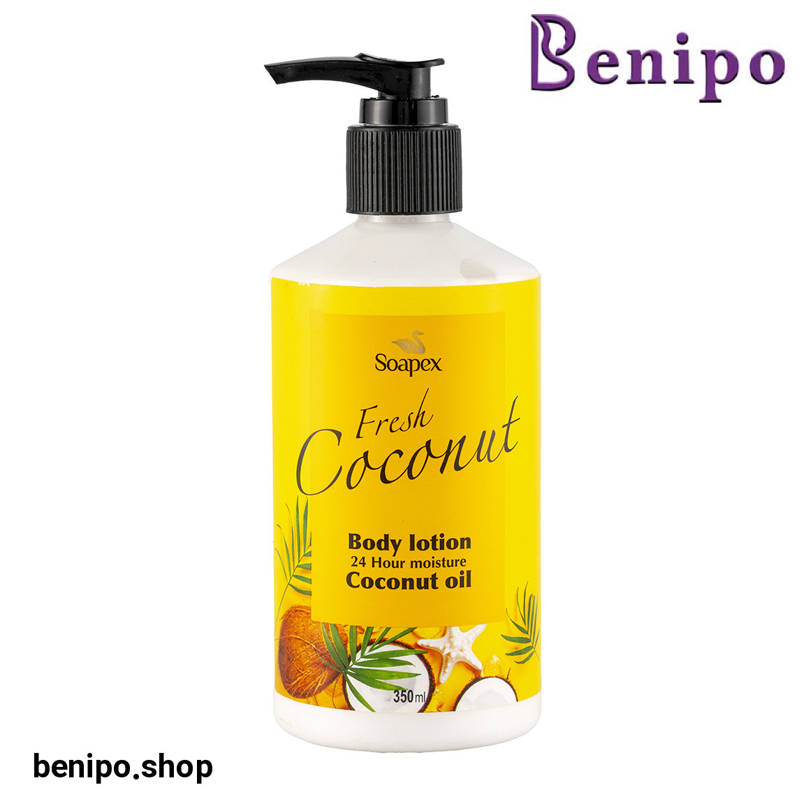 لوسیون بدن حاوی روغن نارگیل 350میل