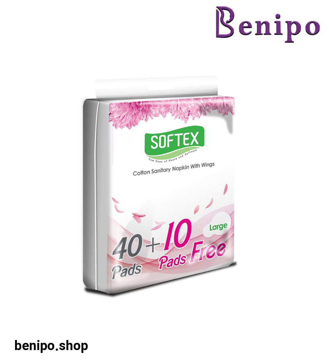 نوار بهداشتی بالدار فلاف کتان بزرگ 5 بسته ای