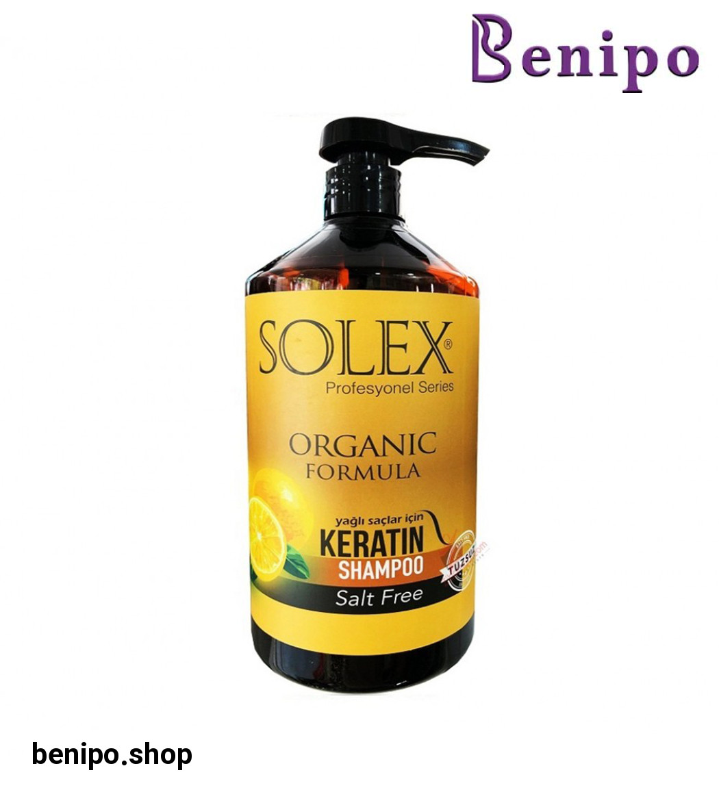 شامپو کراتین فاقد نمک حاوی عصاره لیمو حجم 1000 میل