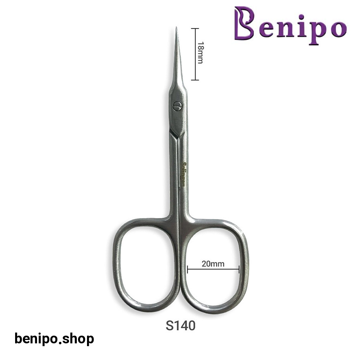 قیچی مانیکور  با تیغه باریک فولادی مدل S140