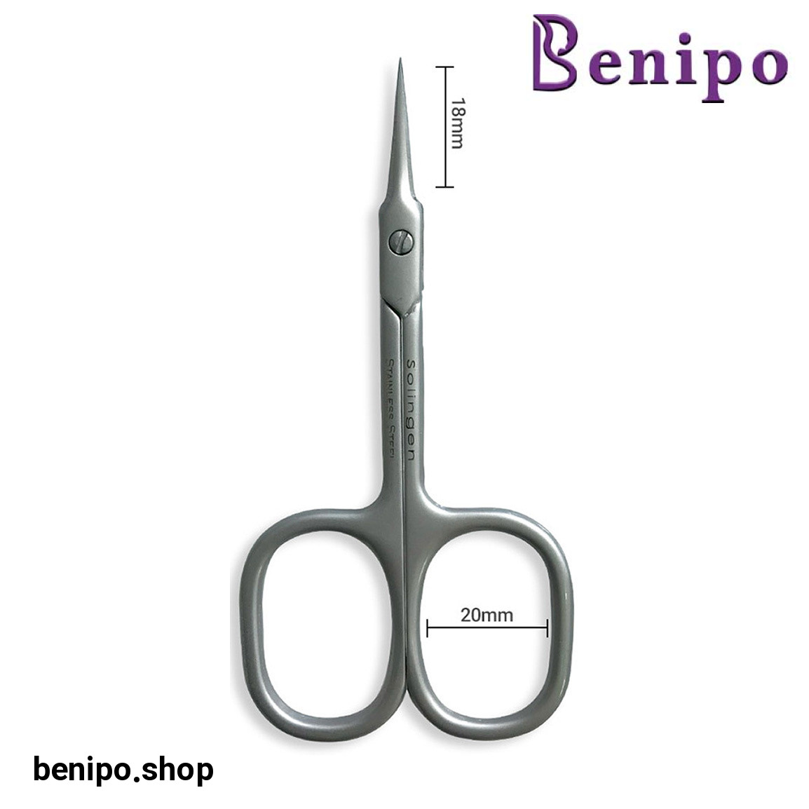 قیچی مانیکور با تیغه باریک فولادی مدل SP01