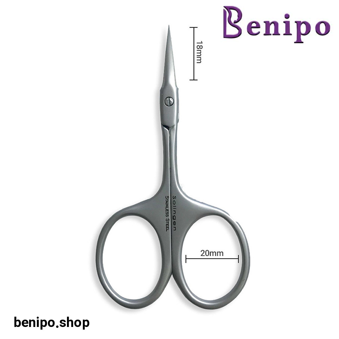 قیچی مانیکور با تیغه باریک فولادی مدل SP02