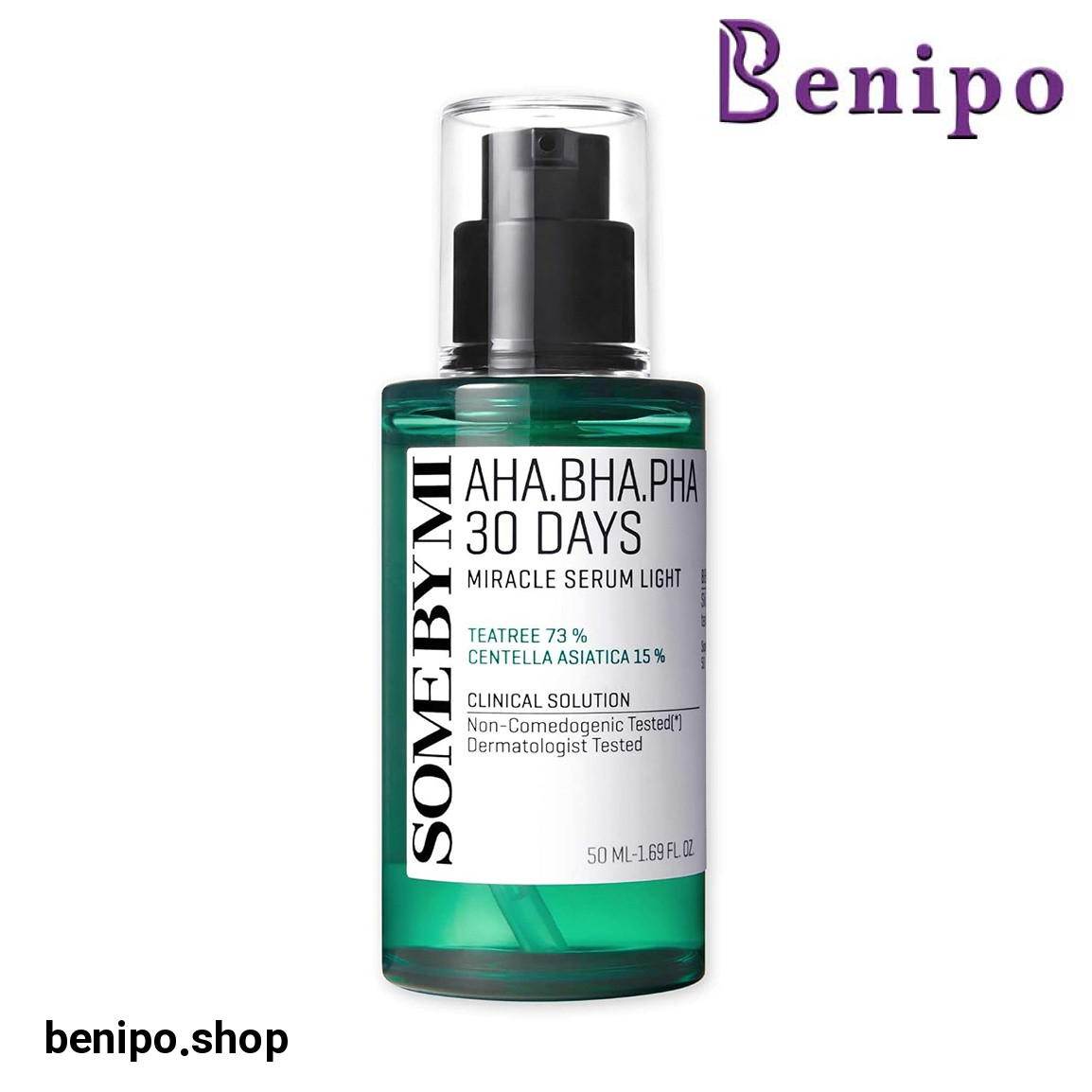 سرم سبک معجزه آسا 30 روزه ضدجوش و شفاف کننده پوست حجم 50 میلی لیتر