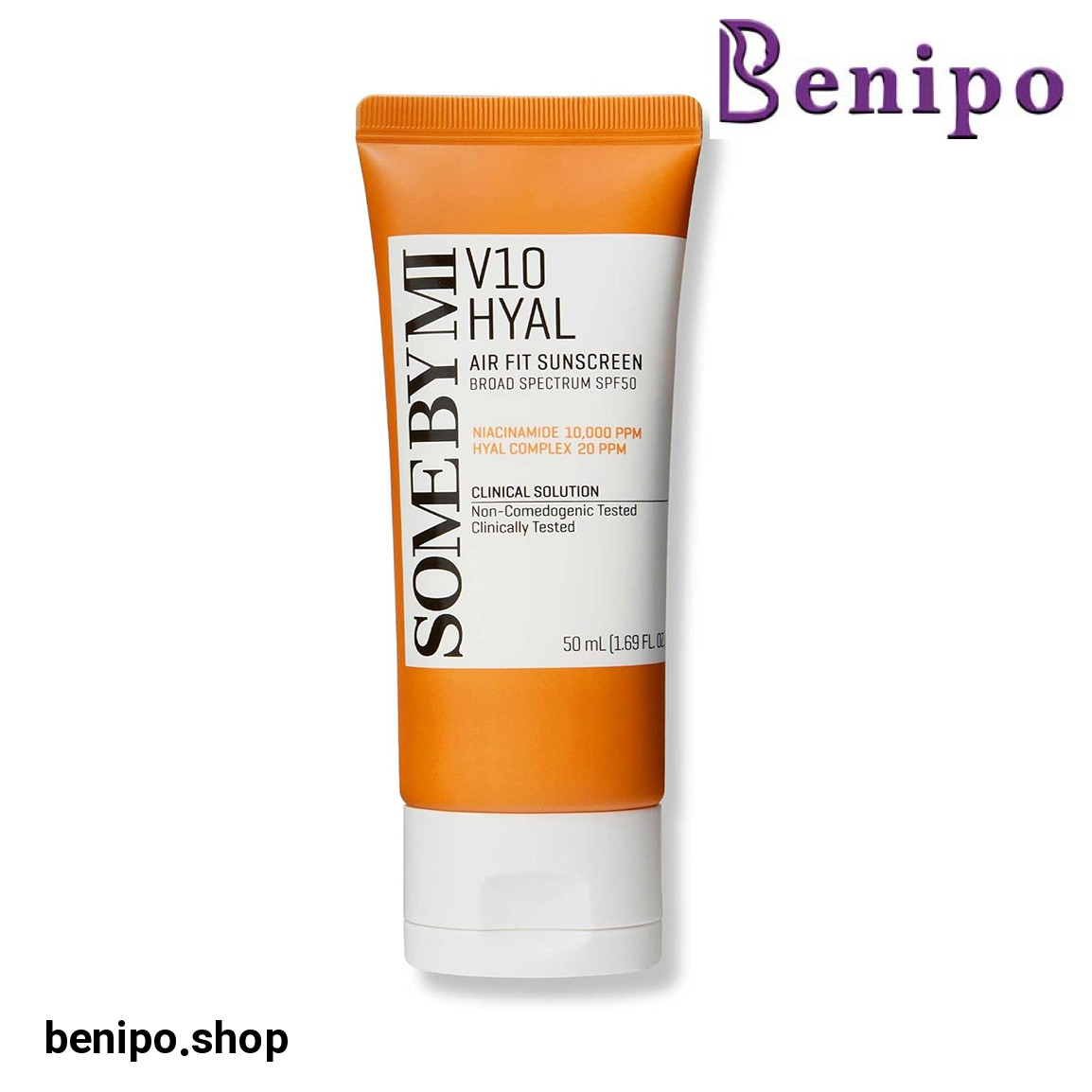 ضد آفتاب با V10 Hyal Air Fit مدلSPF 50 حجم 50 میلی لیتر