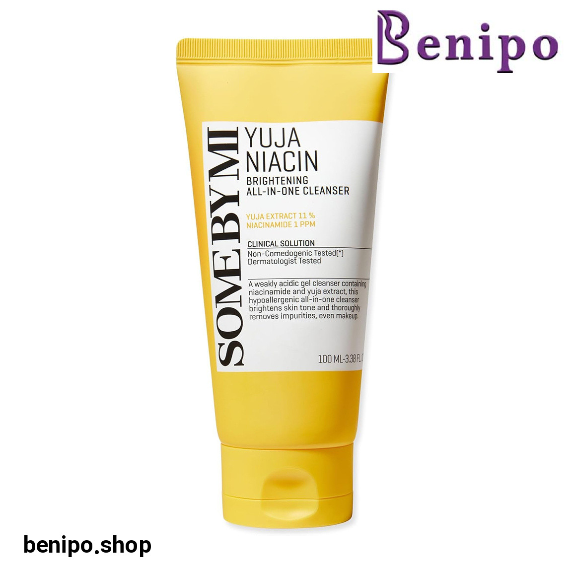 شوینده روشن کننده چندکاره Yuja Niacin حجم 100 میلی لیتر