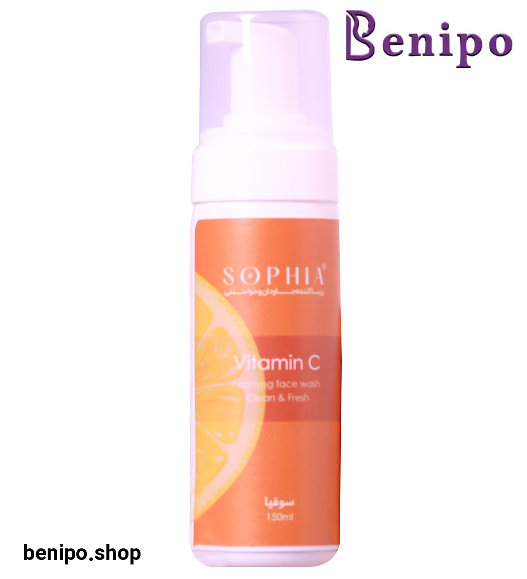 فوم شستشوی صورت حاوی عصاره ویتامین سی