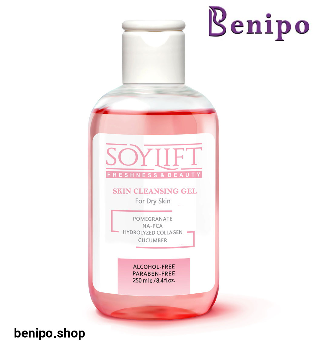 ژل شستشو صورت مناسب پوست خشک حاوی عصاره خیار حجم 250 میلی لیتر