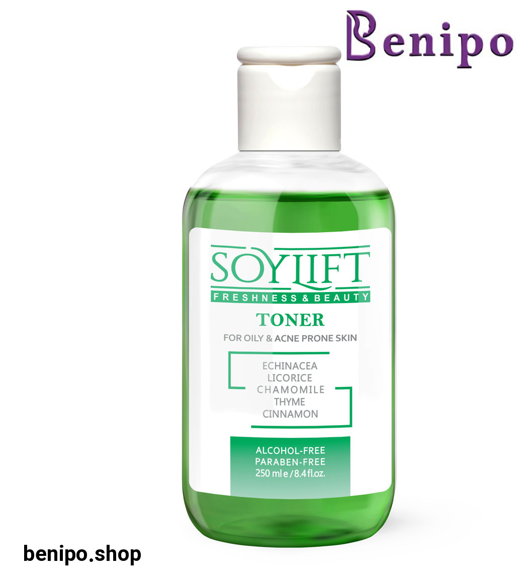 تونر صورت مناسب چرب و جوش دار حجم 250 میلی لیتر