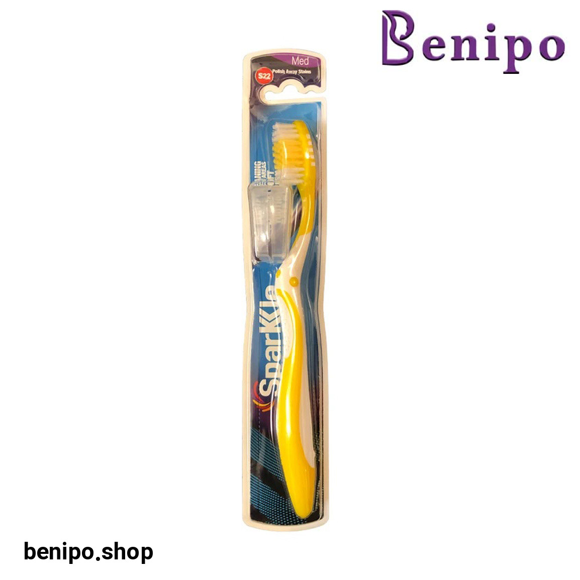 مسواک مدل S22 با برس متوسط ارسال با رنگ رندوم