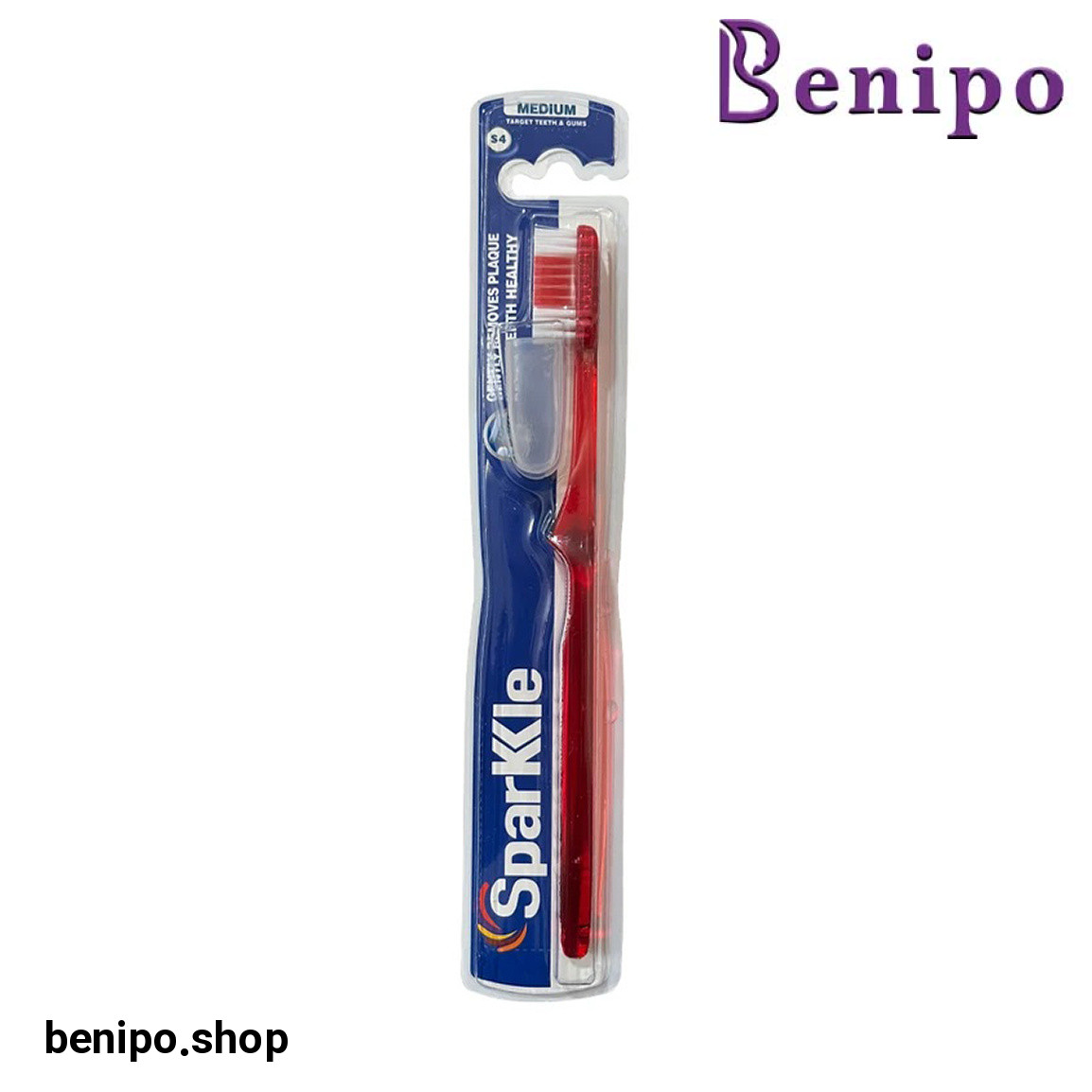 مسواک مدل S4 با برس متوسط ارسال با رنگ رندوم