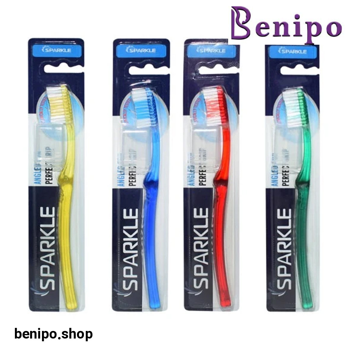 مسواک مدل S4 با برس نرم مجموعه 4 عددی