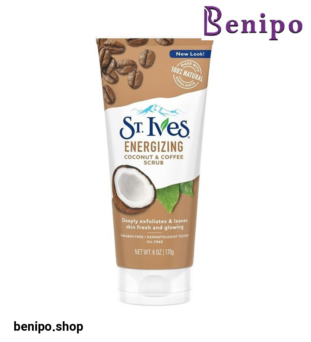 اسکراب انرژی بخش پوست حاوی قهوه و نارگیل وزن 170 میل