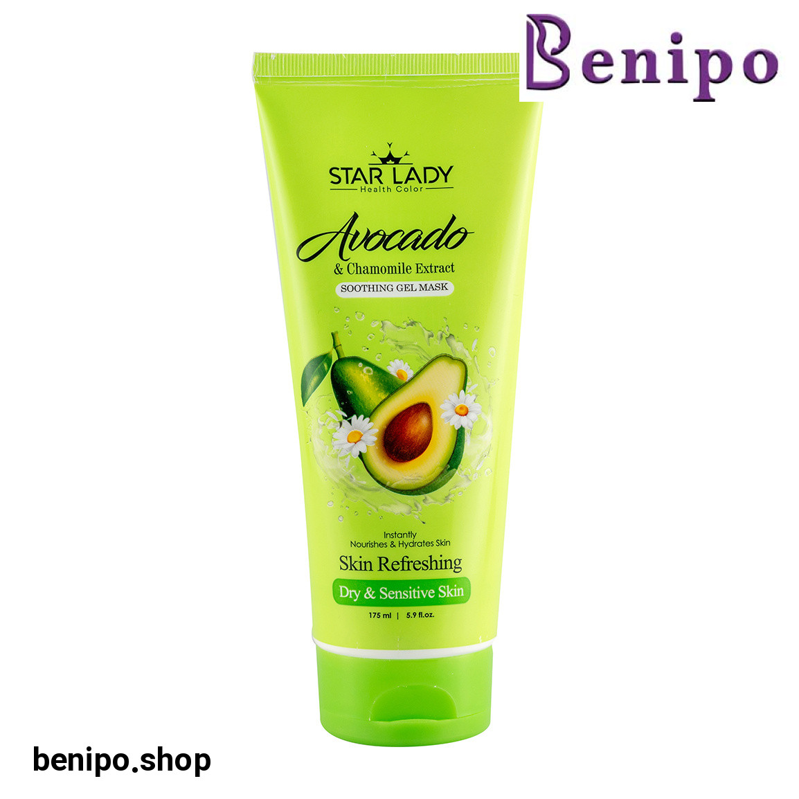 ژل ماسک صورت مناسب پوست خشک و حساس حجم 175 میلی لیتر