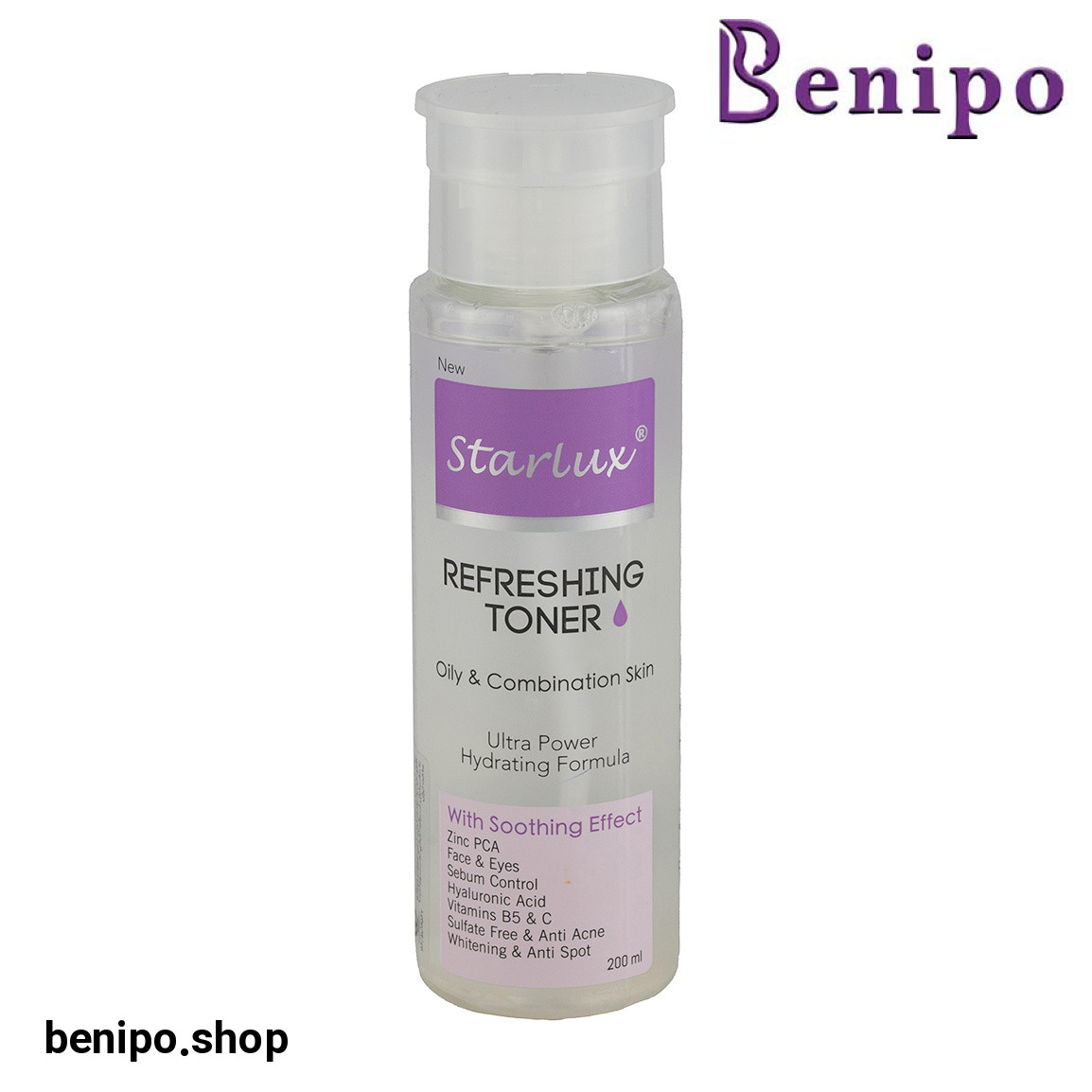 تونر مناسب پوست چرب و مختلط حجم 200 میلی لیتر