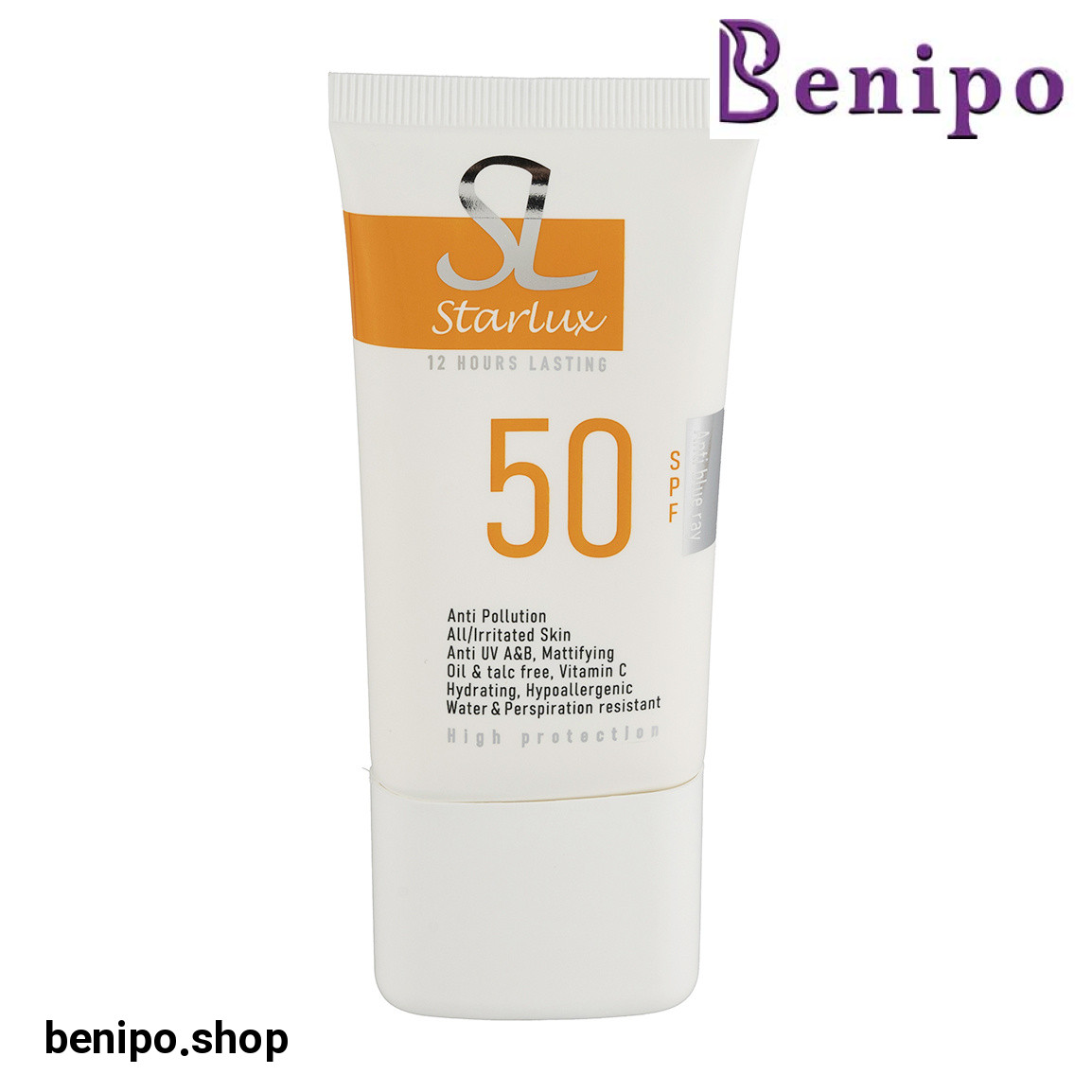 کرم ضد آفتاب بی رنگ با SPF50 حجم 40 میلی لیتر
