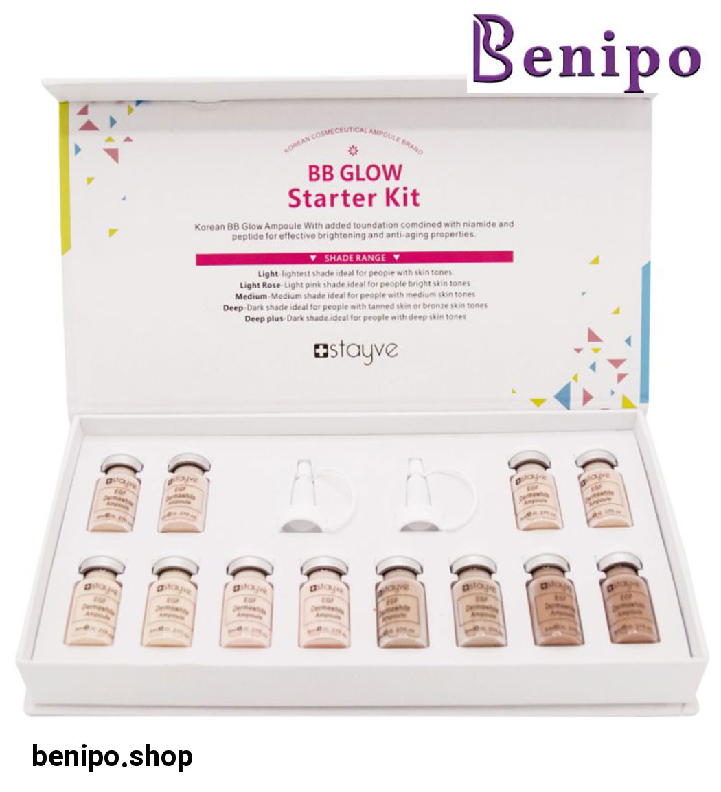 کیت کرم پودر دائم مدل استارتر کیت بسته 12عددی