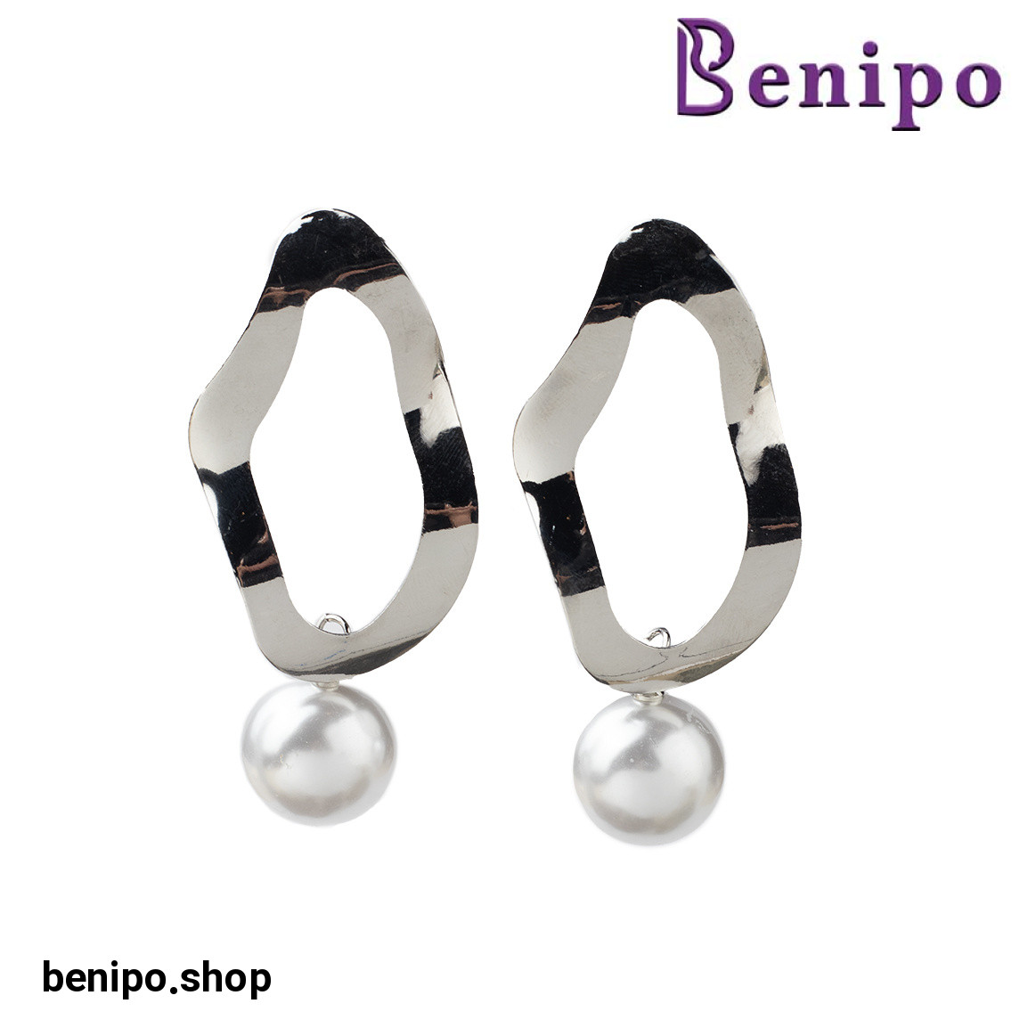 گوشواره استیل مدل آمیس