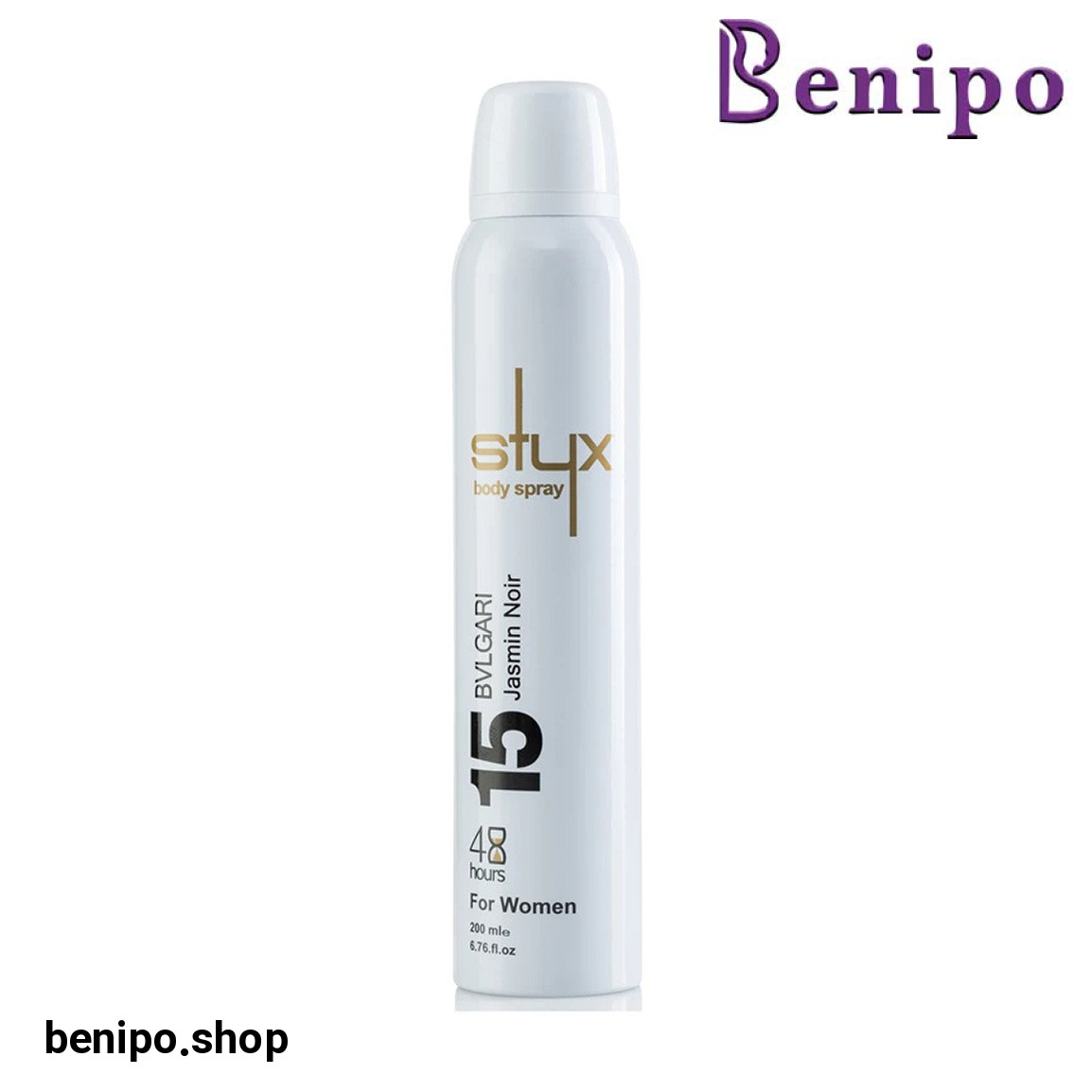 اسپری بدن زنانه مدل Jasmin Noir حجم 200 میلی لیتر