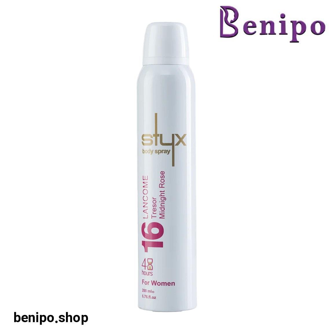 اسپری بدن زنانه مدل Midnight Rose 16 حجم 200 میلی لیتر