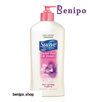 لوسیون بدن لوبیای شیرین و گل بنفشه