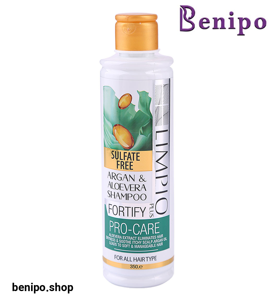 شامپو فری سولفات حاوی آرگان و آلوئه ورا حجم 350 میل
