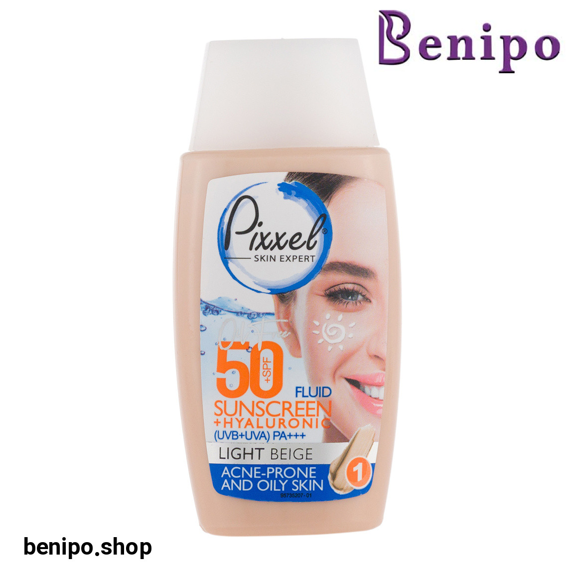 ضد آفتاب رنگی با Spf50 مناسب پوست چرب و جوش دار حجم 50 میلی لیتر