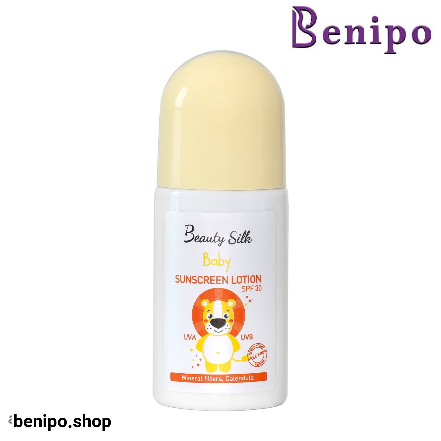 لوسیون ضد آفتاب کودک بیوتی سیلک