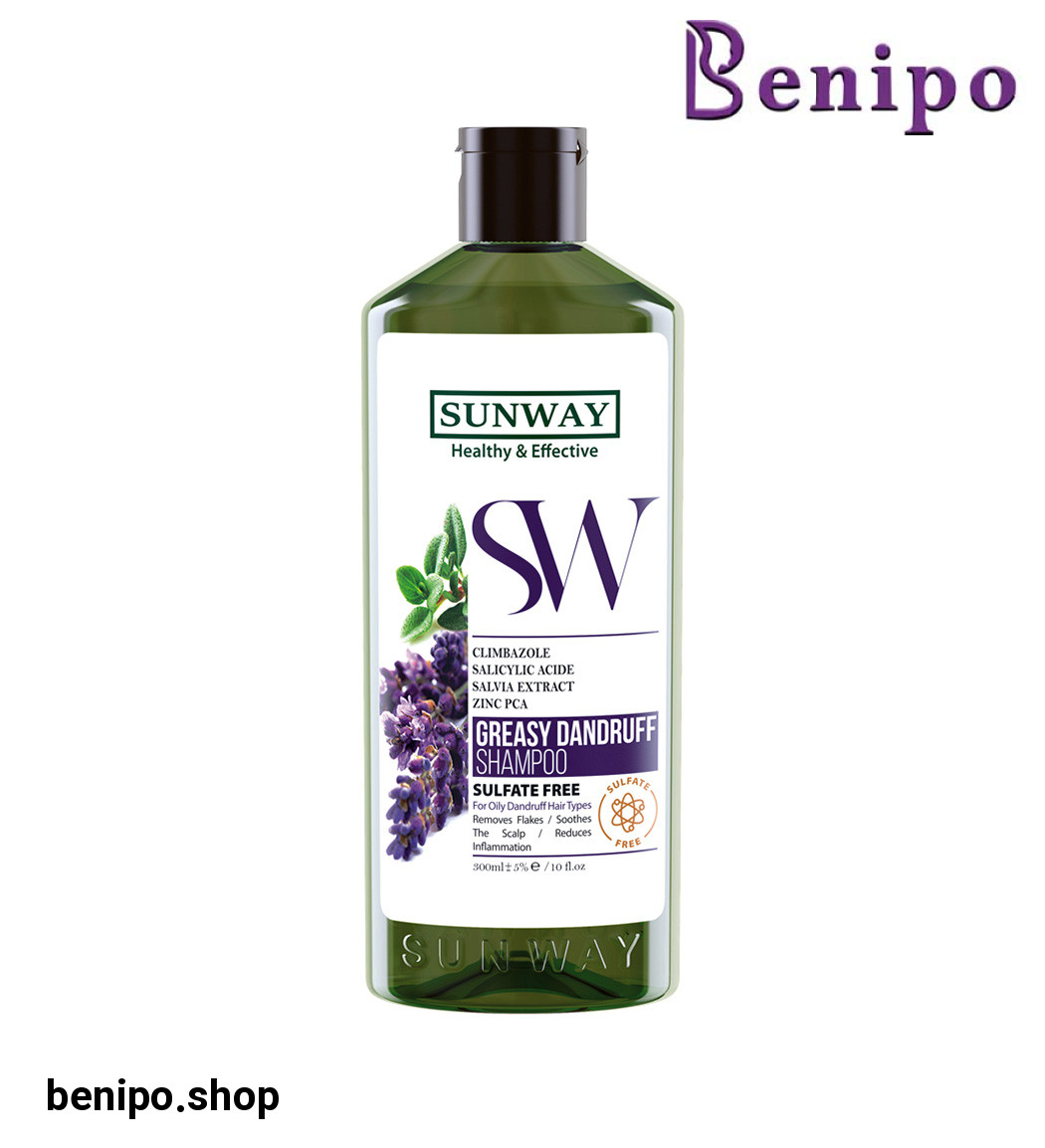 شامپو مو ضد شوره فاقد سولفات حجم 300 میلی لیتر