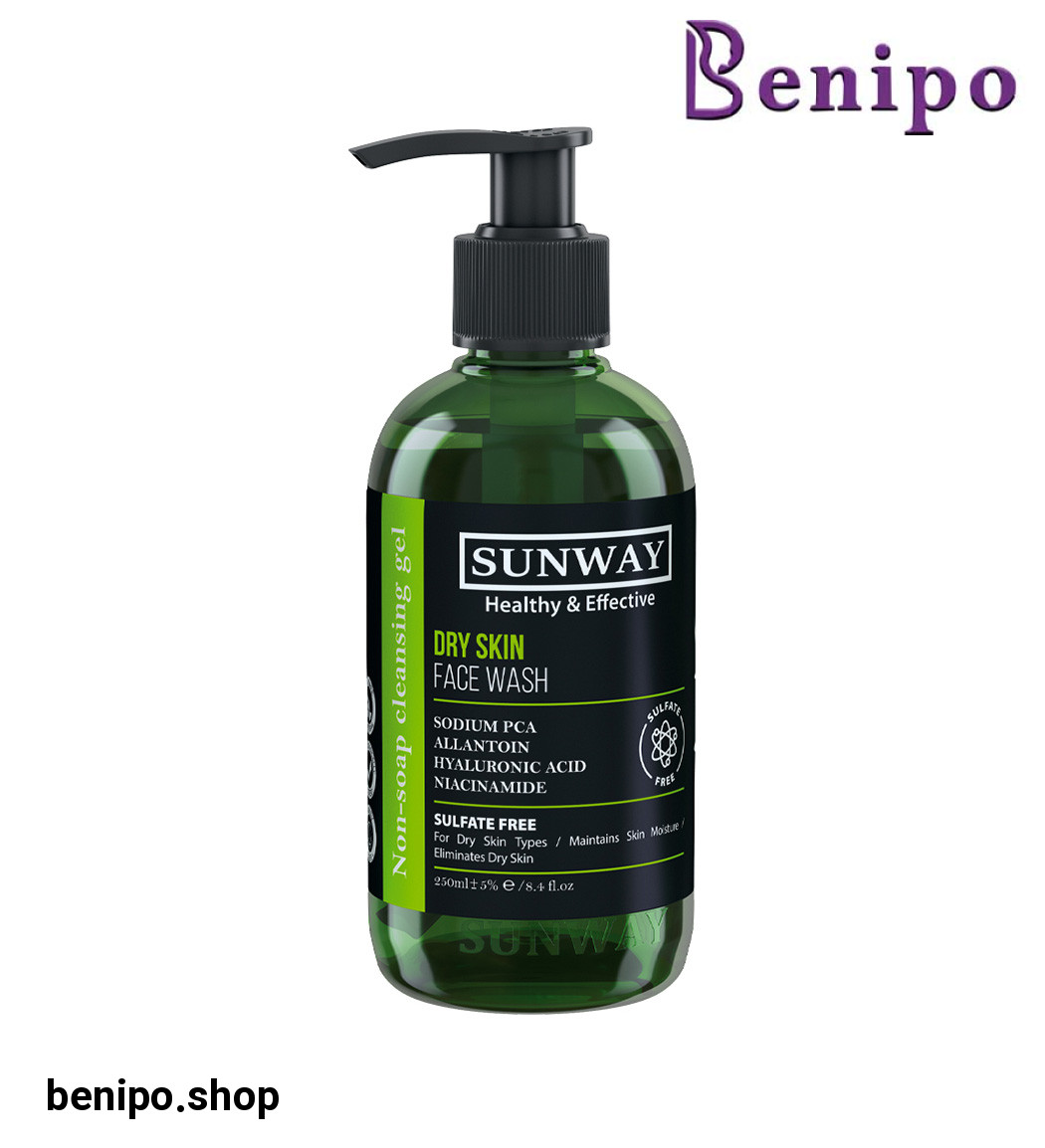 ژل شستشو صورت مناسب پوست خشک حجم 250 میلی لیتر