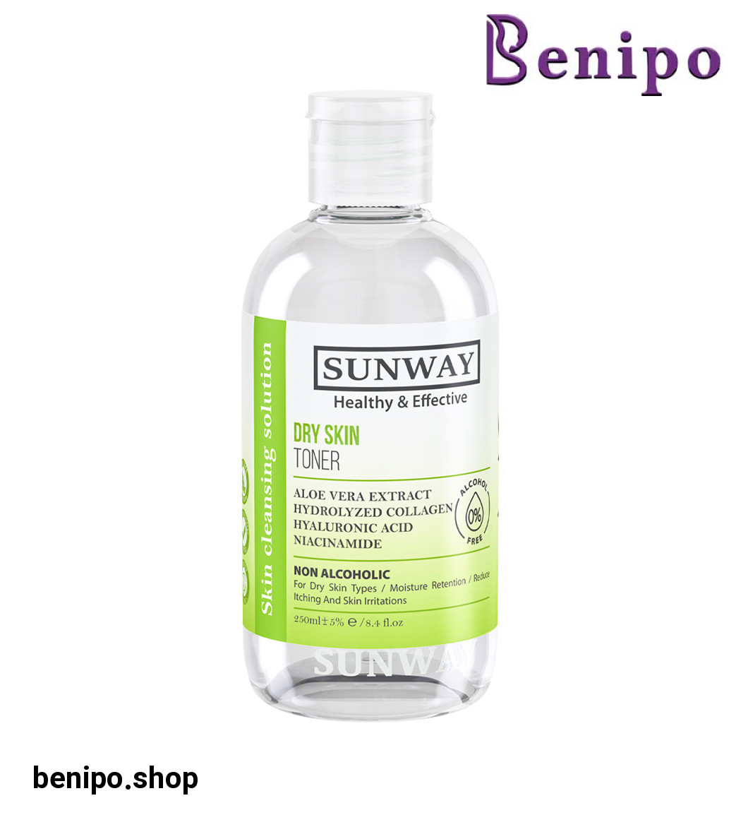 تونر مناسب پوست خشک حجم 250 میلی لیتر