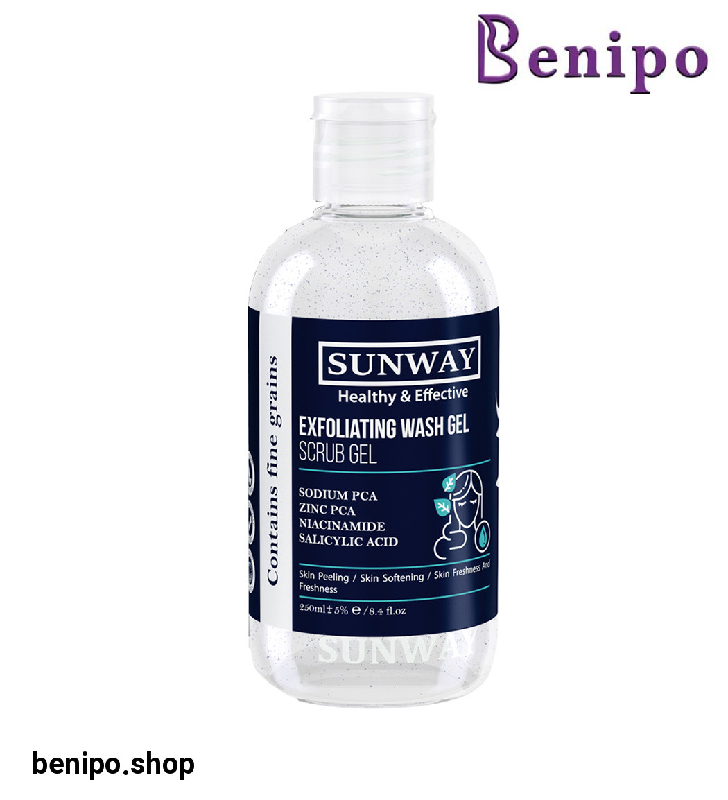 ژل شستشو صورت با خاصیت لایه بردار حجم 250 میلی لیتر