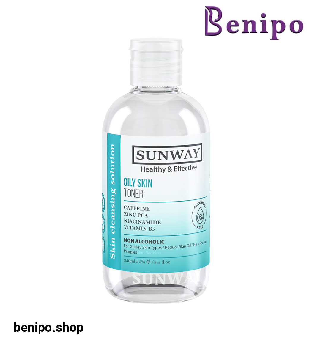تونر مناسب پوست چرب و جوش دار حجم 250 میلی لیتر